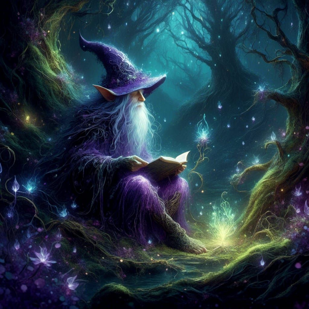 Enchanting Gnome in a Magical Forest