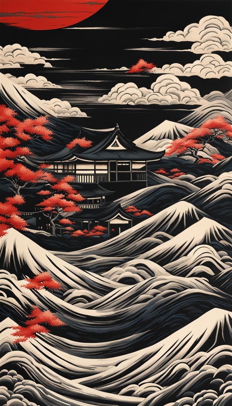 Hatred as Traditional Japanese Painting
