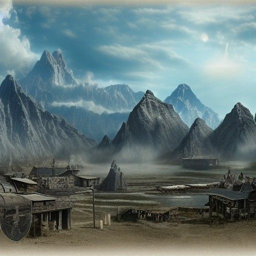 Detailed Matte Painting of Cheyenne