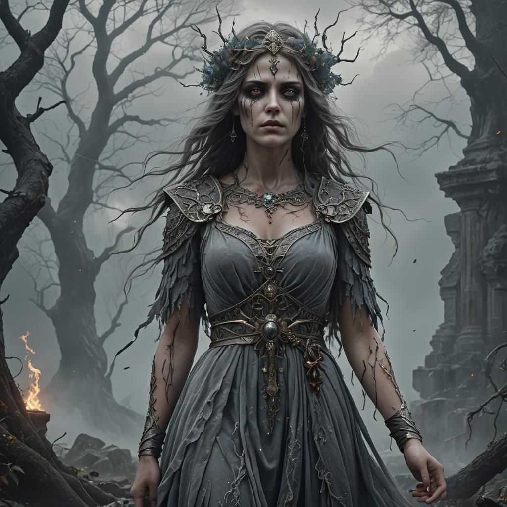 Goddess Achlys: Spirit of Mist and Misery