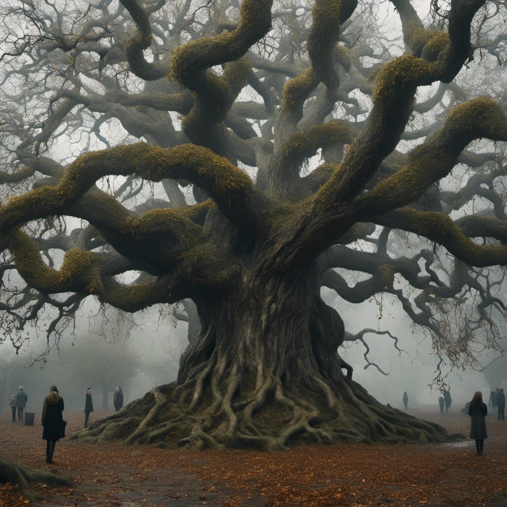 The Whomping Willow at Hogwarts School