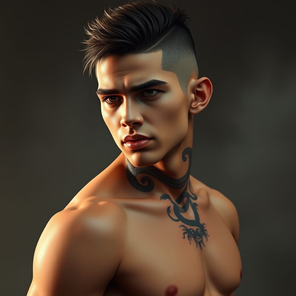 Handsome Young Executioner in a Tropical Setting