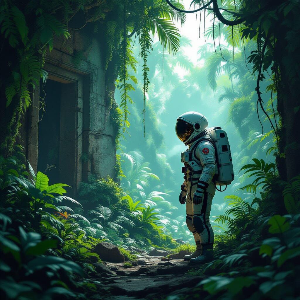 Astronaut Finds Ancient Ruins on Alien Jungle Planet