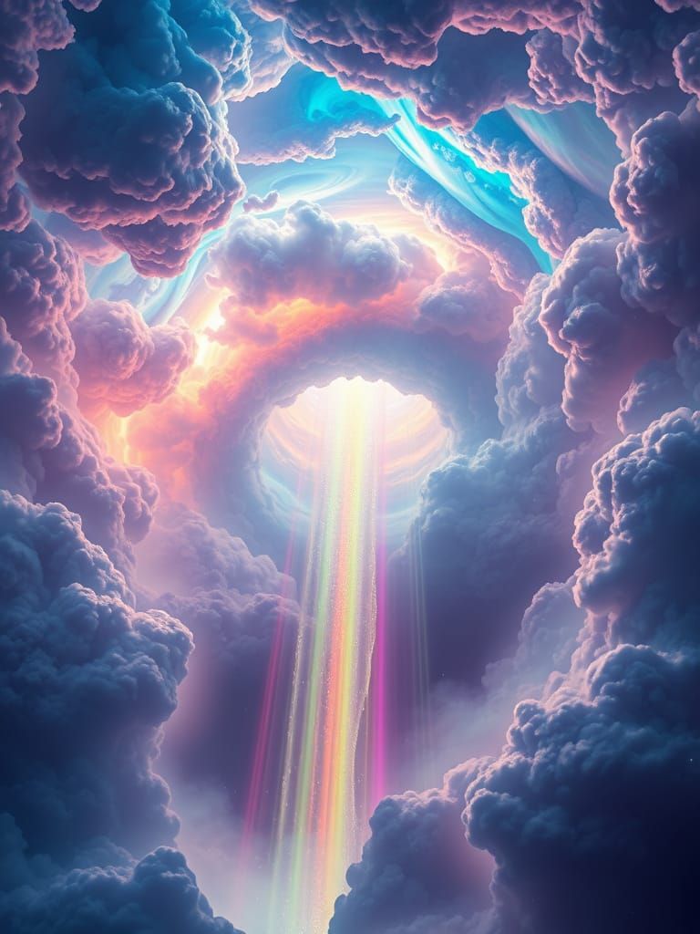 Hyperrealistic Cosmic Vortex