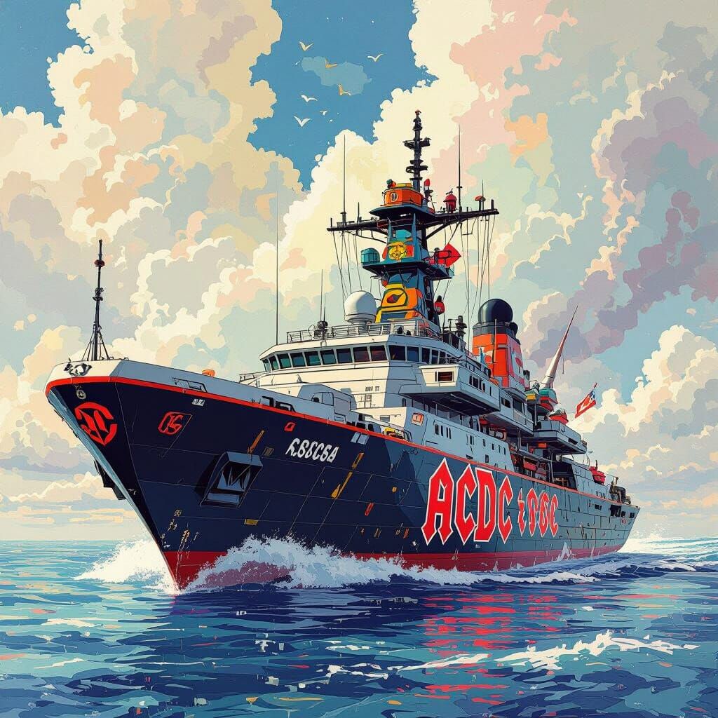 ACDC Ship Arriving in a One Piece World
