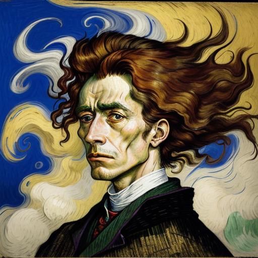 Wind Personified Battles Windischgrätz as Expressionist Art