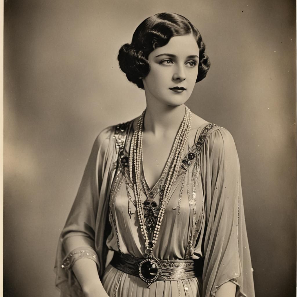Gladys Walton: Art Deco Portrait of a Silent Film Star