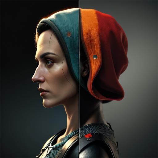 Detailed Portrait in High Resolution