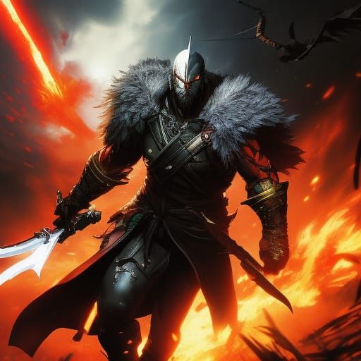 Horror Splash Art in Doré and Rutkowski Style