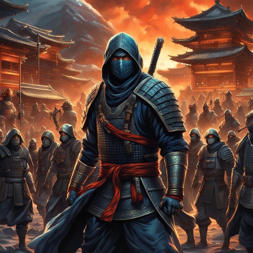 Quantum Ninja Leads Army in Epic Battle