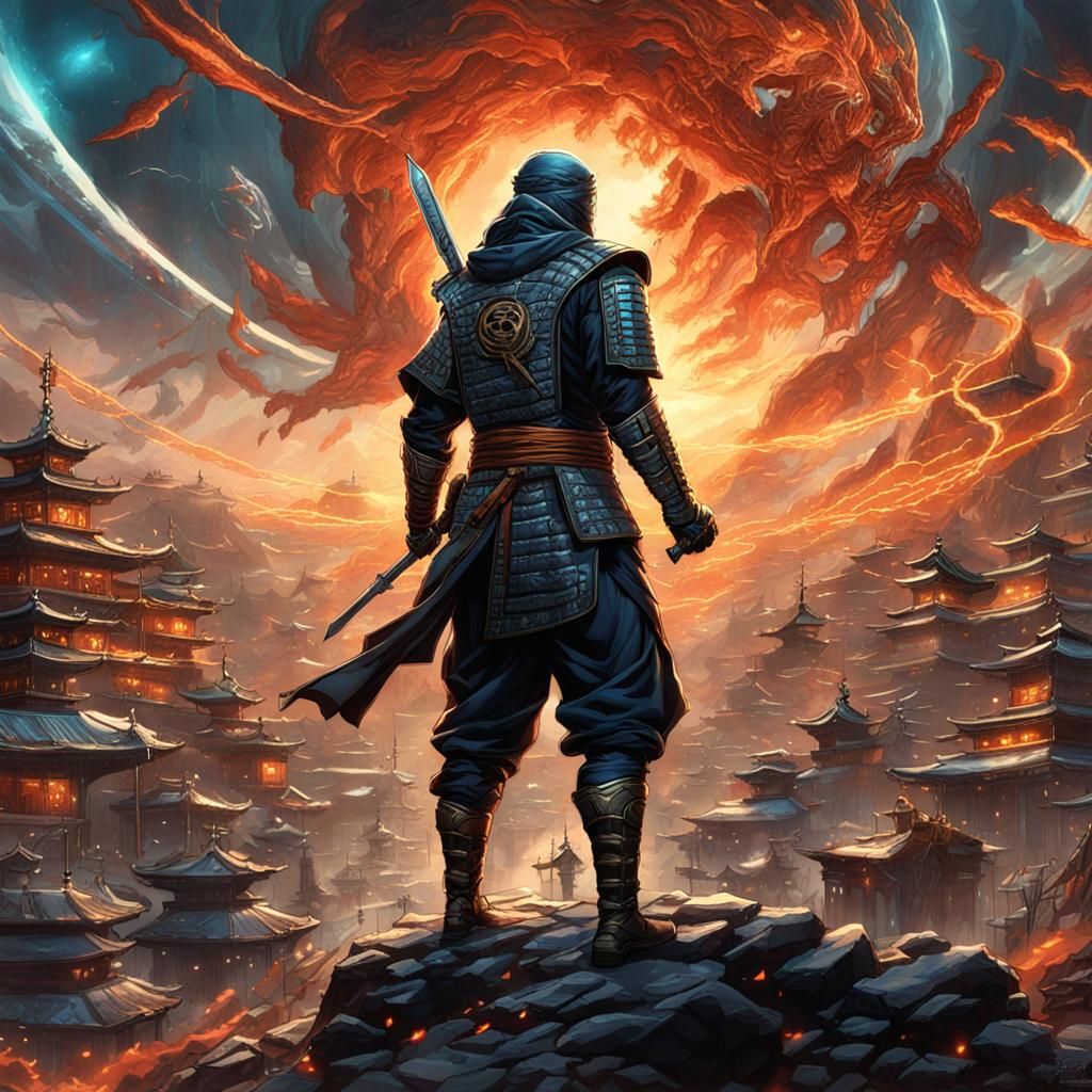 Quantum Ninja Leader Leads Army in Epic War