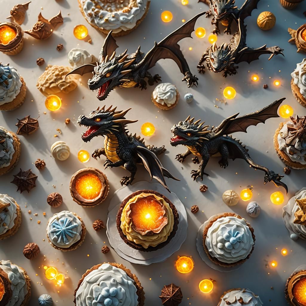 Games of Thrones Inspired Dragon City Dessert