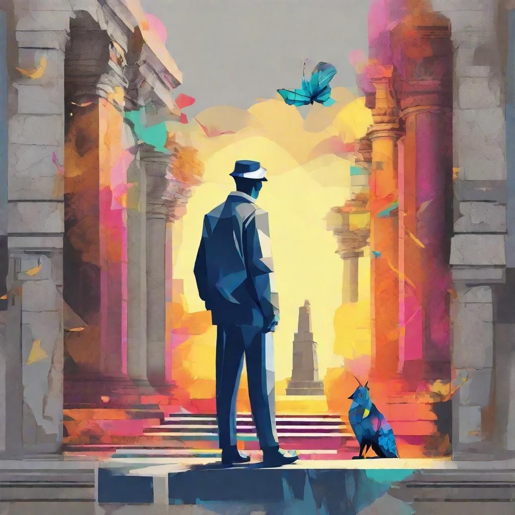 Sailor's Temple Quest in Pop Art Style