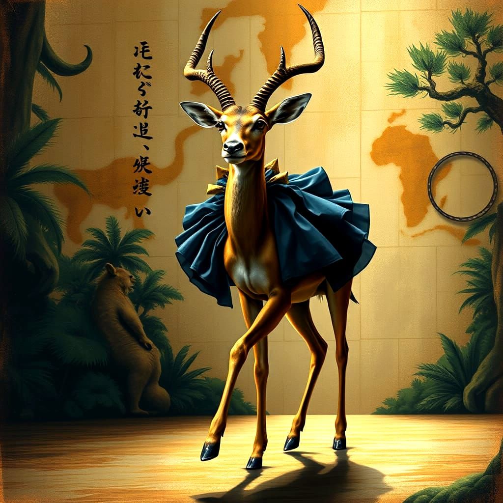 Antelope fashion show