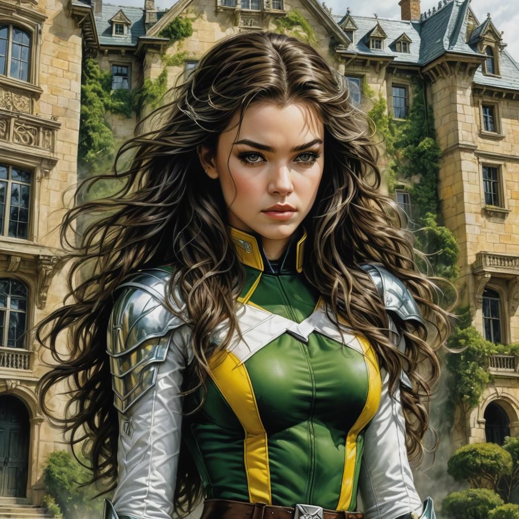 Hailee Steinfeld as X-Men Hero: Portrait by Royo