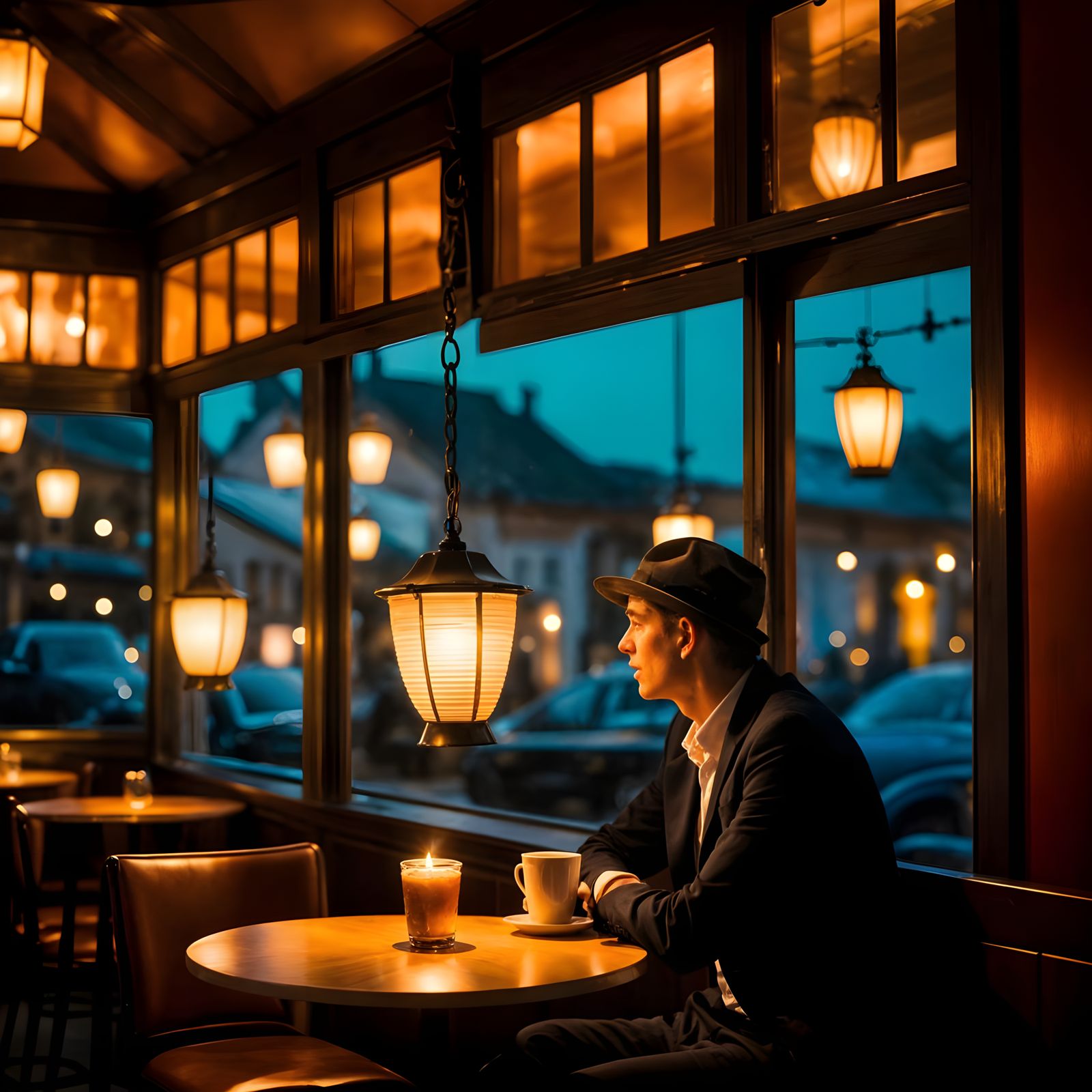 Night Cafe Scene: Destiny and Chance