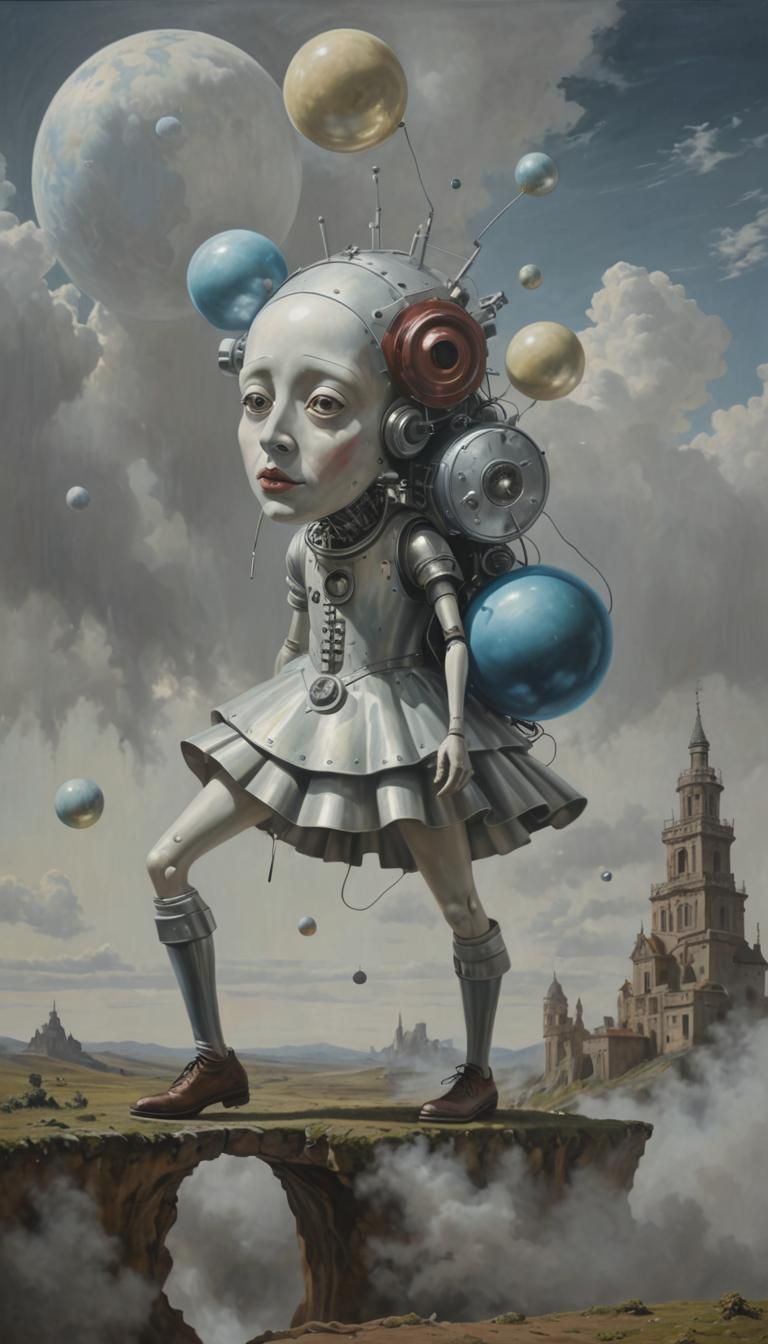 Surreal Musical Duo in Filmic Photorealism Style