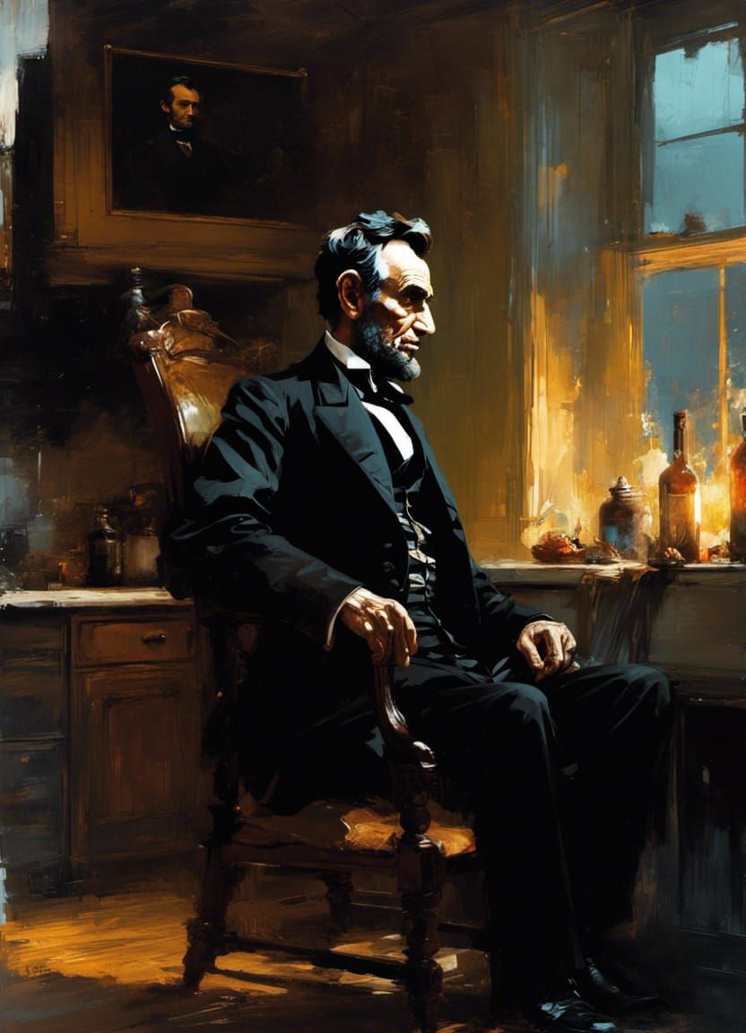 Lincoln in Haunting Half-Light