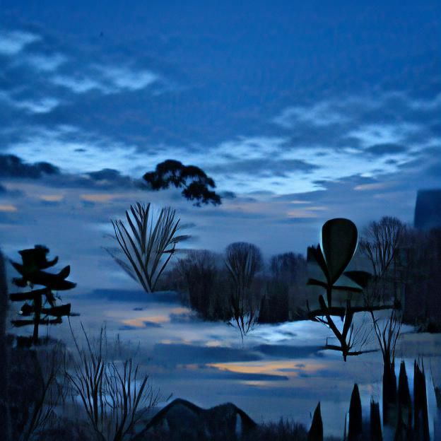 Peaceful Dusk Scene
