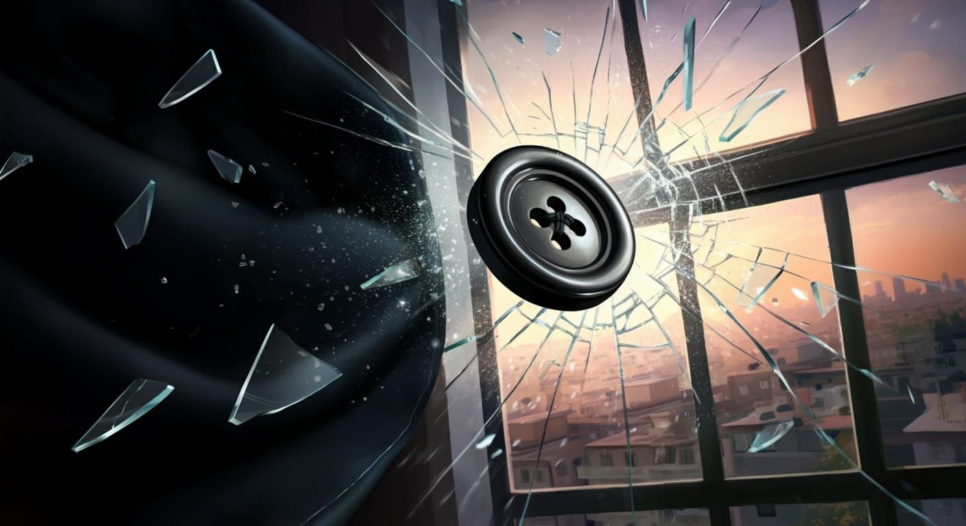 Button Crashes Through Apartment Window in Dramatic Comic-St...