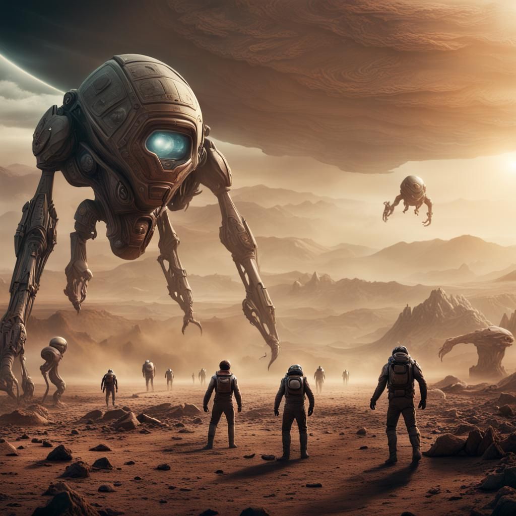 Epic Battle: Humans Versus Martians