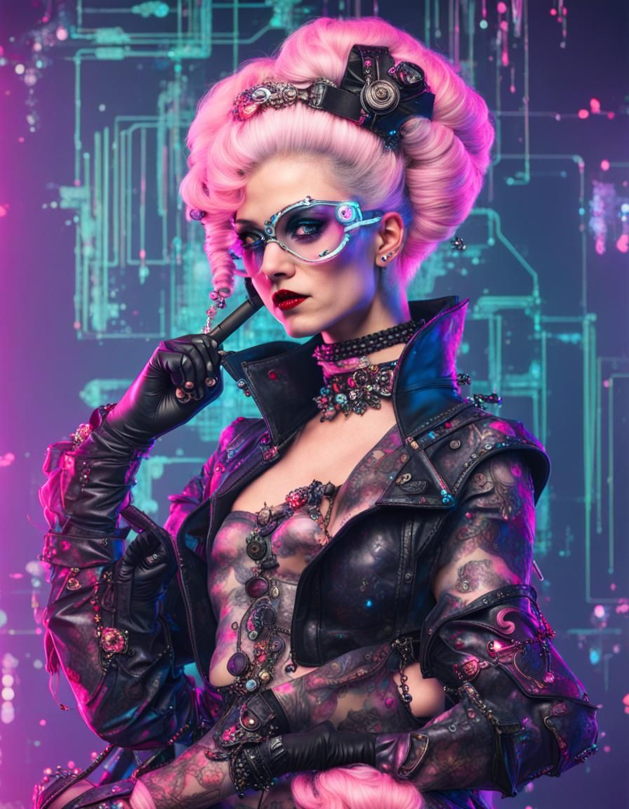 Cyberpunk Marie Antoinette