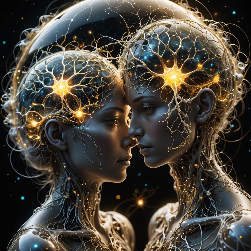 Luminous Sphere Encasing Twins' Neural Network