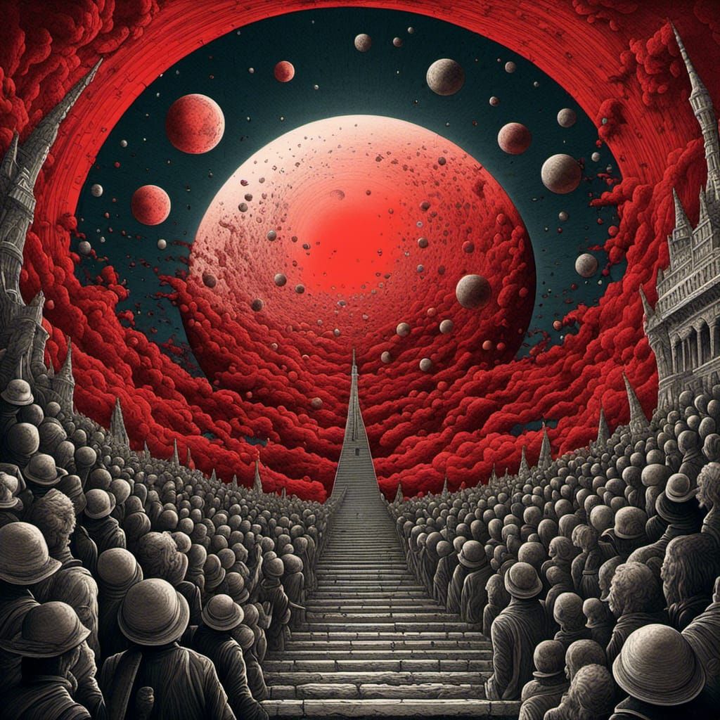 Human Exodus: Rocket Launch to the Moon