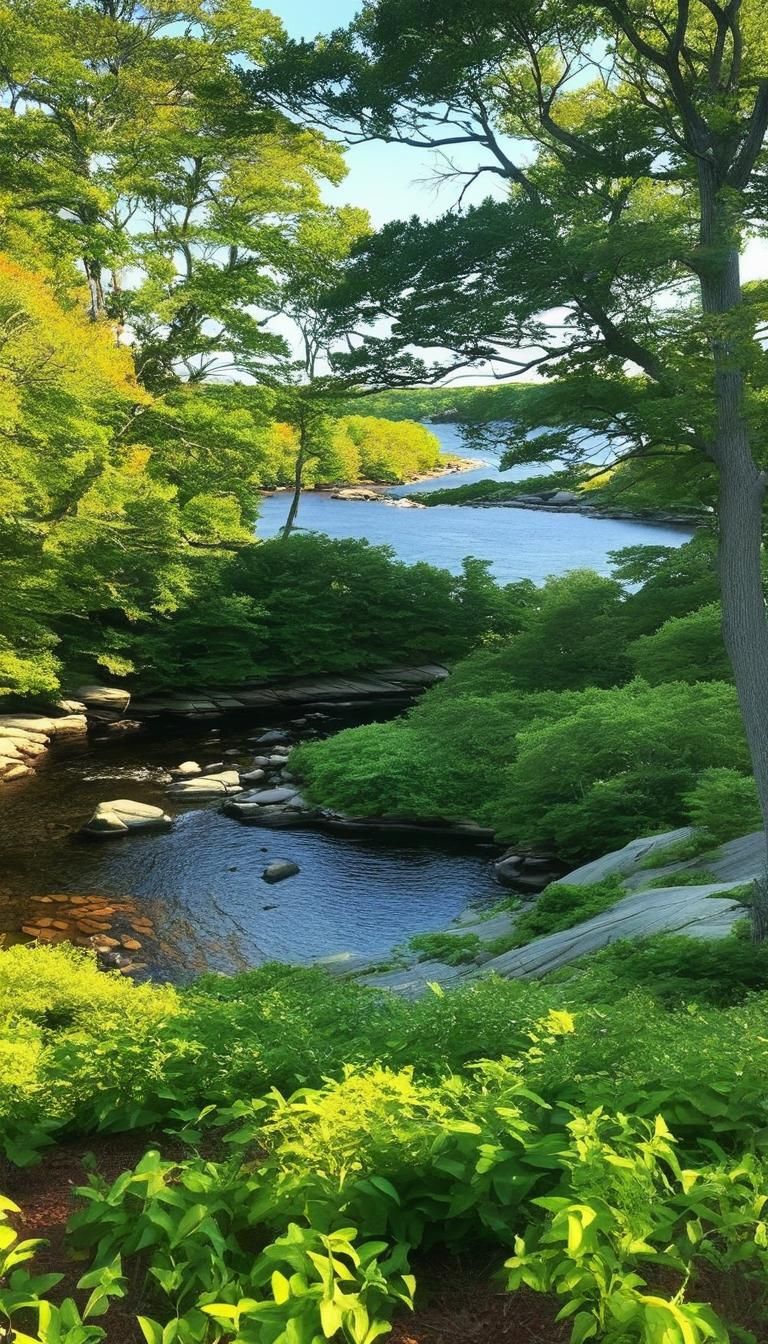 Picturesque Rhode Island Landscape Scene