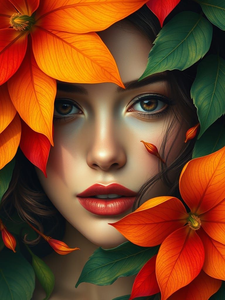 Enigmatic Goddess of Vibrant Dreams