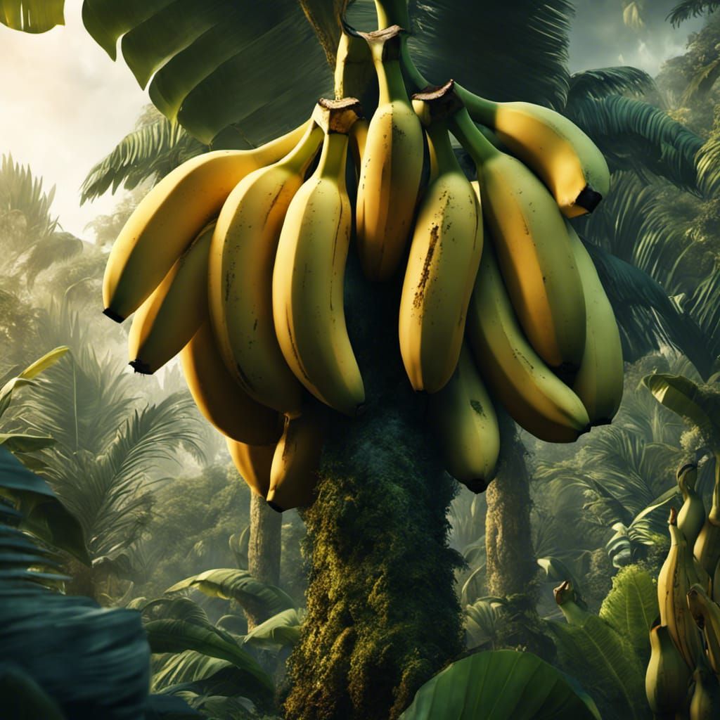 Bananas and Plantains in an African Forest
