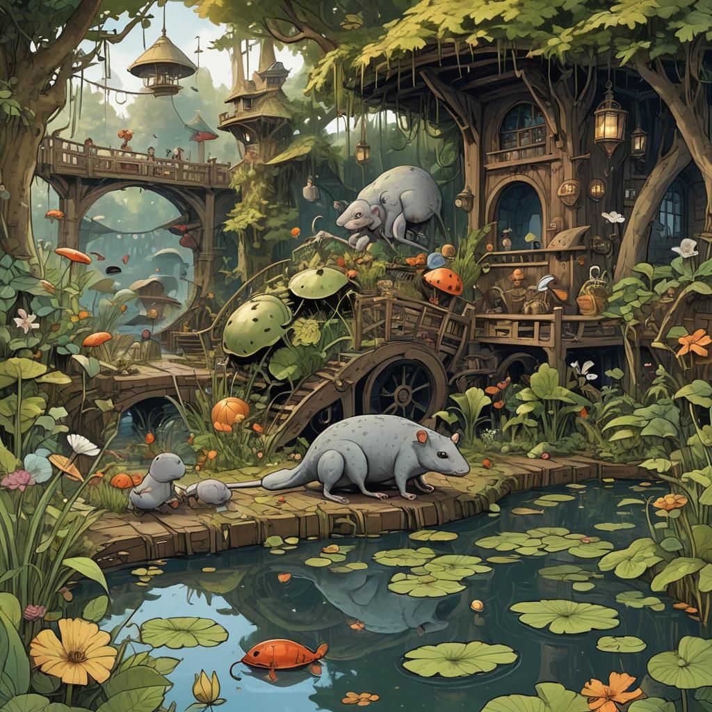 AI Interpretation of a Complex Text Prompt