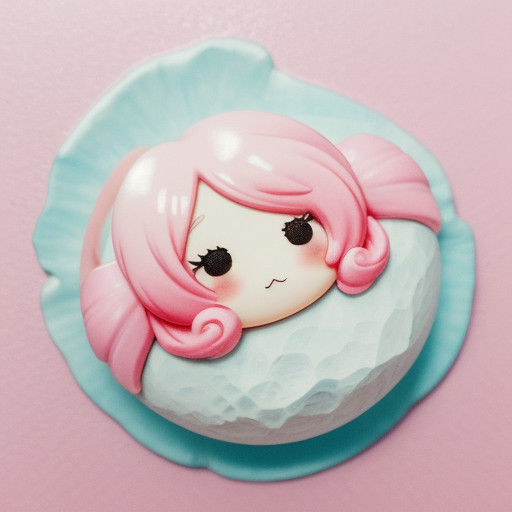 Kawaii Cutepunk Shell in Pastel Paradise