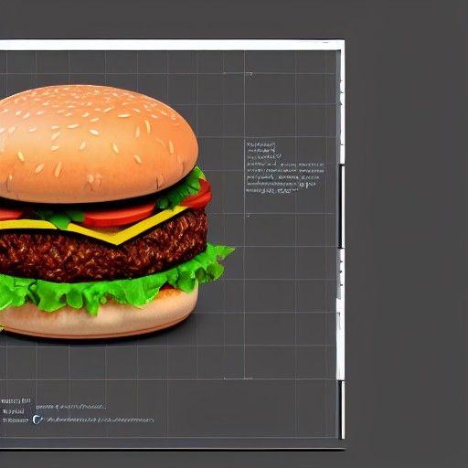 Hamburger Anatomy: Detailed 3D Blueprint Design