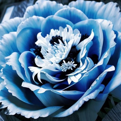 Striking Black and White Abstract Composition