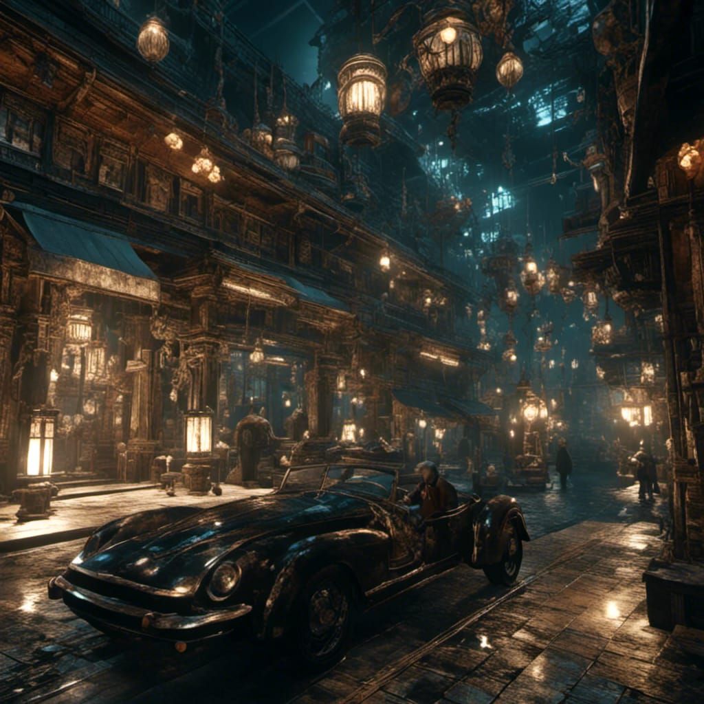 Final Fantasy 7 Character in Hyperrealistic 8K Rendering