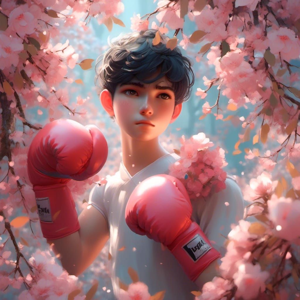 Boxing sakura sprite