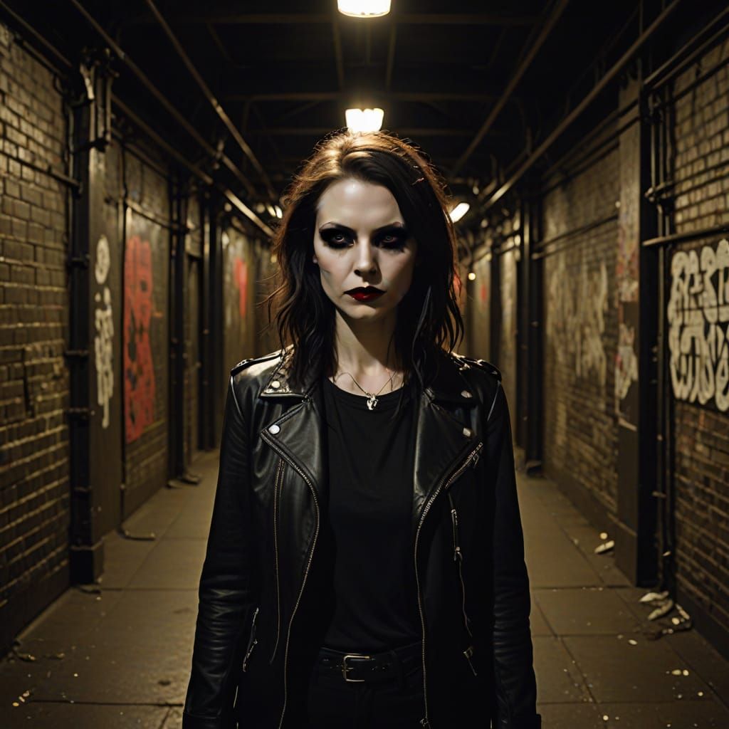 Gothic DJ Vampire Reigns in Abandoned Subway Nightclubs