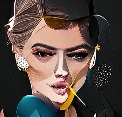 Glamorous Fashion Illustration Trending on Artstation