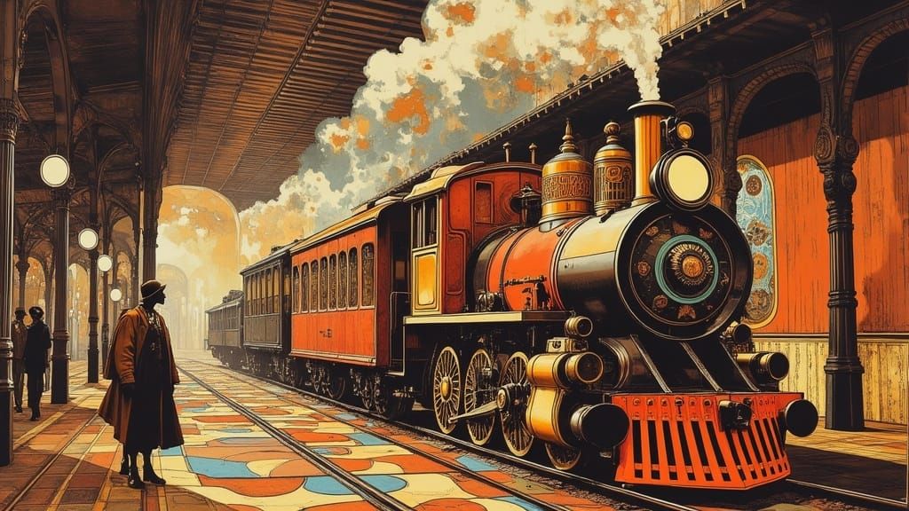 Groovetrain in Psychedelic Disco Style