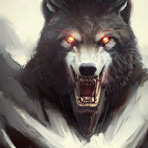 Dire Wolf Pack with Sinister Queen