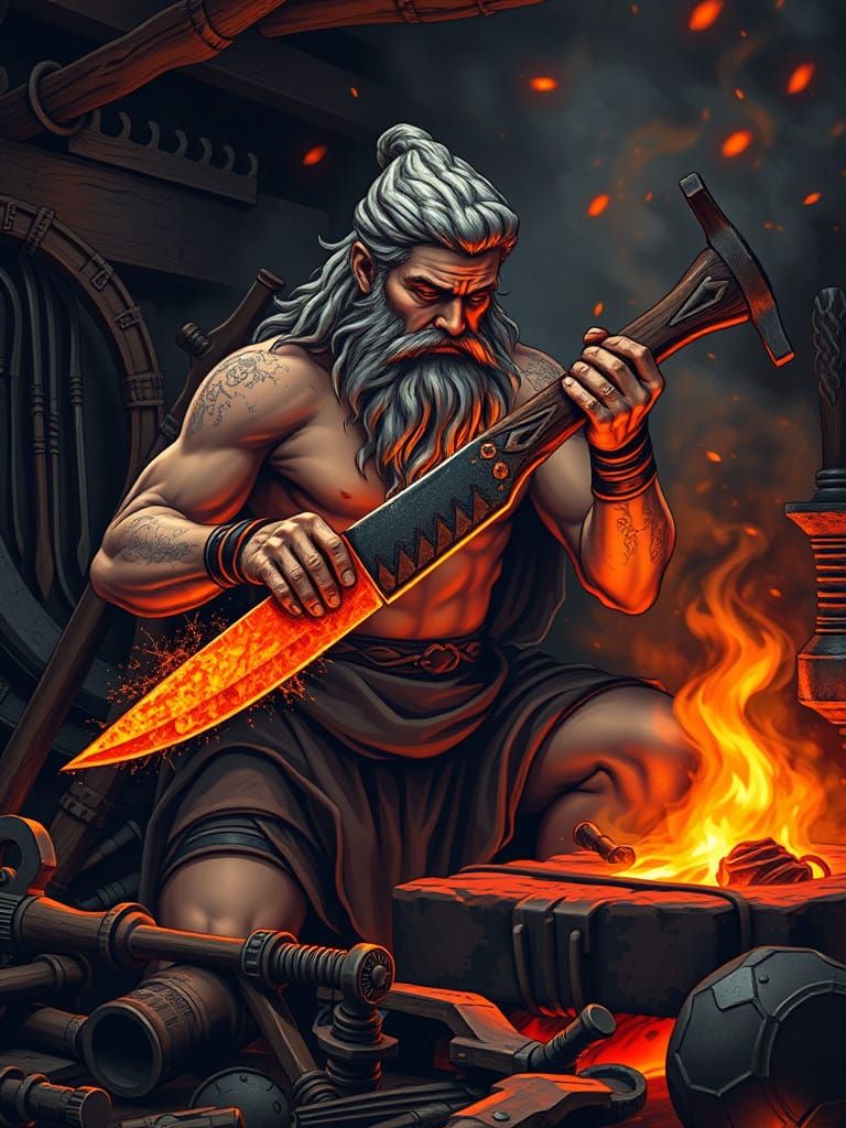 Forging in a Fiery Volcanic Forge