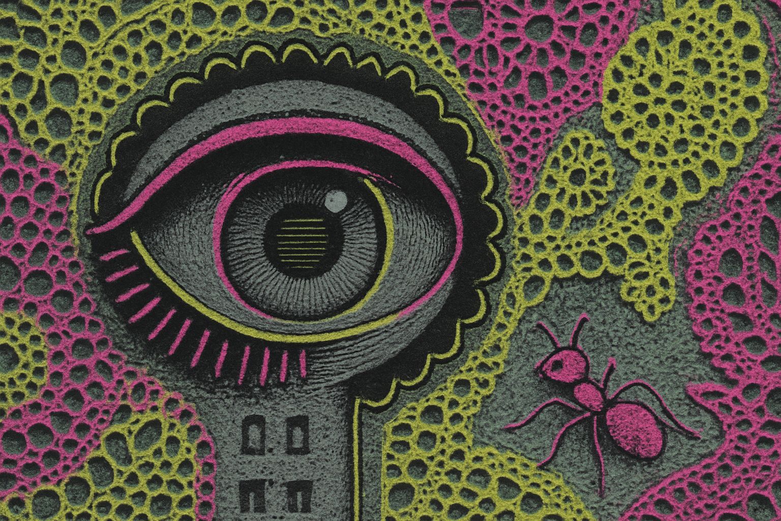 Neongrey Vintage Crochet Jazzberry Acidapple Through the Wro...