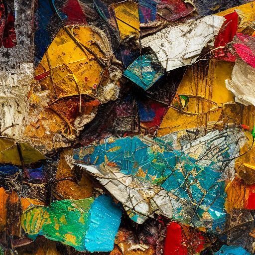 Assemblage Art of Herring, Onion and Pepper