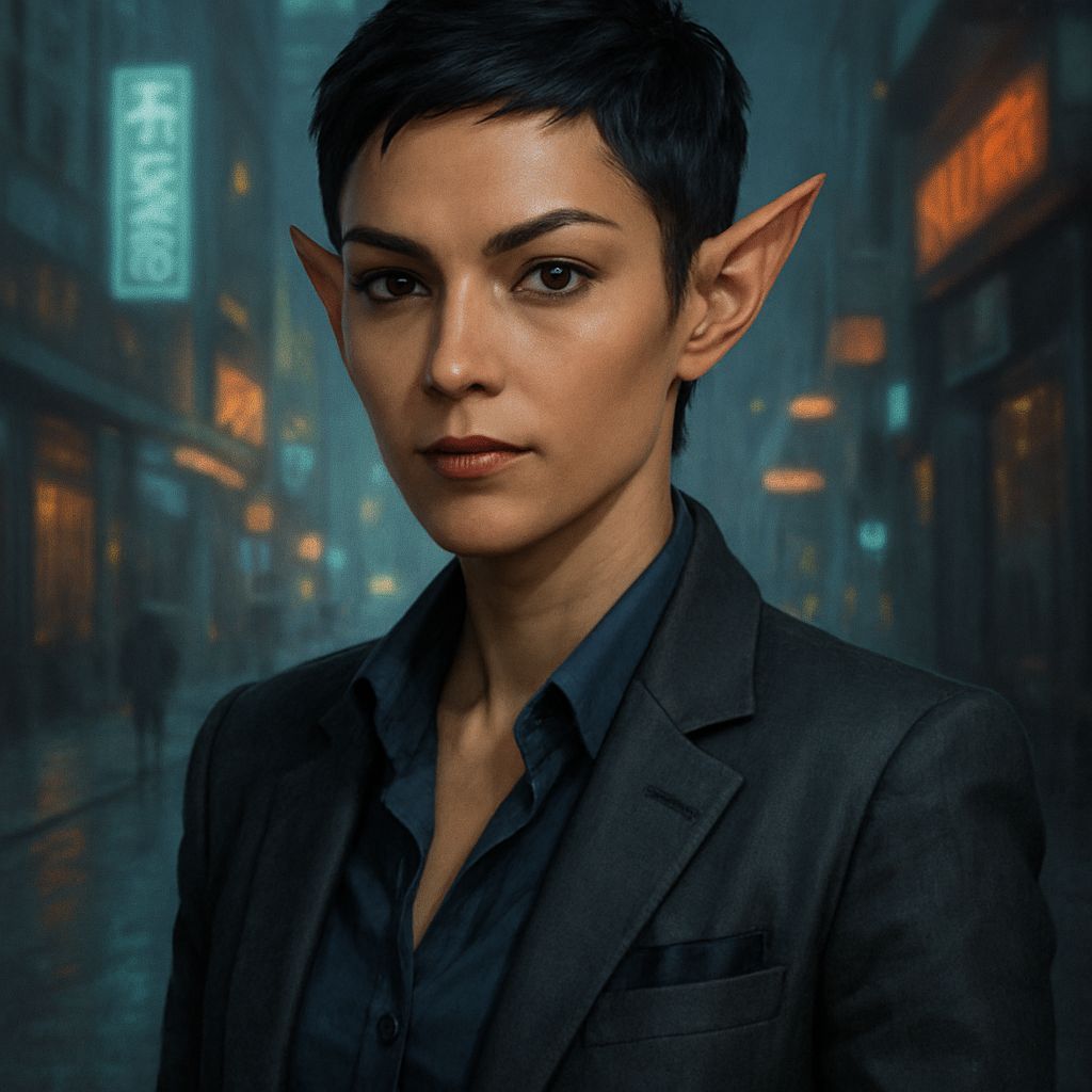 Shadowrun Elf Character Portrait