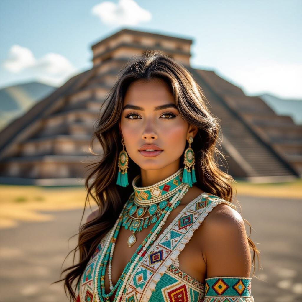 a hyper-detailed image of a beautiful female figure inspired...