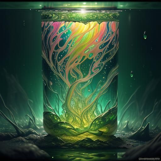 Otherworldly Translucent Swamp with Dynamic Lighting