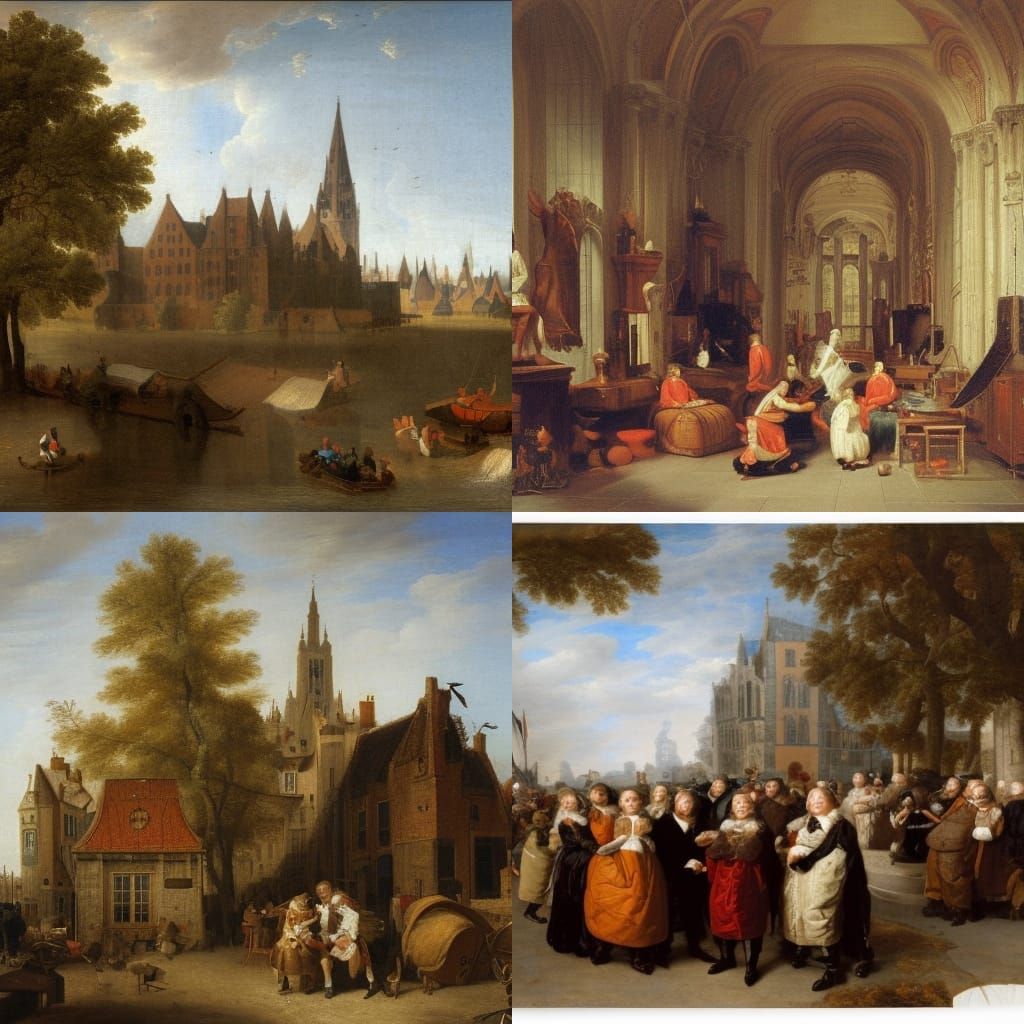 Portrait in the Style of Abraham de Vries