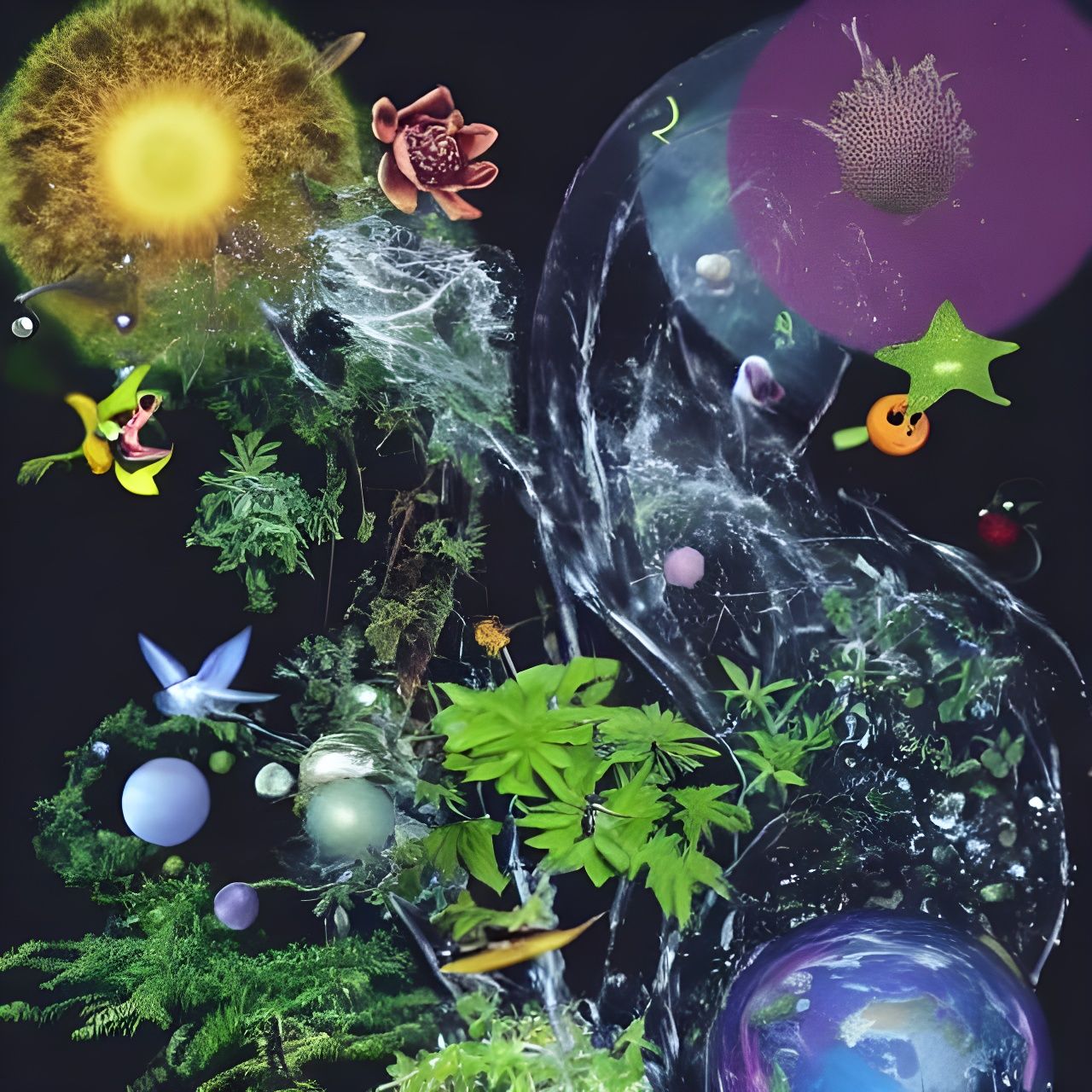 Interconnected Life in Spectacular Chaos