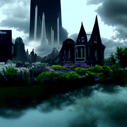 Dark Dreamrealm: Detailed Matte Painting